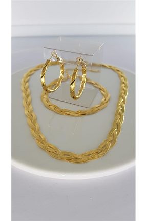 ست استیل طلائی زنانه استیل (فولاد) SONES - کد 798207537