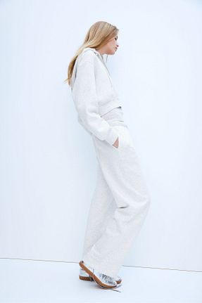 ساق شلواری طوسی زنانه پنبه ای H&M - کد 898626370