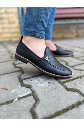 کفش کژوال متالیک مردانه چرم مصنوعی AYHİRASHOES - کد 809708194