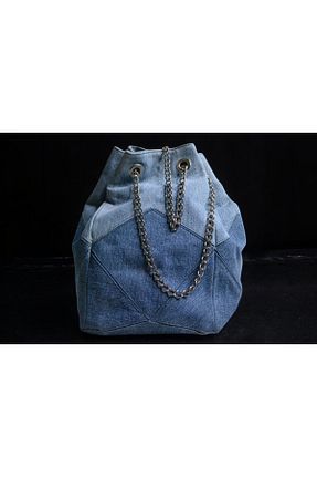 کیف دوشی سرمه ای زنانه LioraDenim - کد 896569631