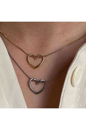 گردنبند جواهر رنگی زنانه استیل ضد زنگ Ervalina - کد 896572764