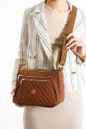 کیف دوشی قهوه ای زنانه چرم مصنوعی Kaya Bag - کد 896566985