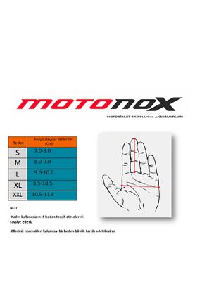 دستکش موتور سواری Yazlık Motorcu Eldiveni MOONRIDER - کد 838887782