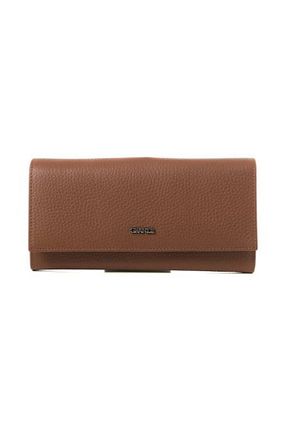 کیف پورتفوی و کلاچ قهوه ای زنانه Grande - کد 896584115
