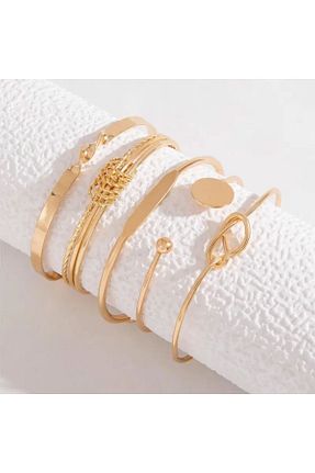 دستبند جواهر رنگی زنانه فلزی İnci Mode - کد 896561444