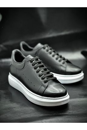 کفش کژوال مشکی مردانه چرم خالص BESS SHOES - کد 896560557