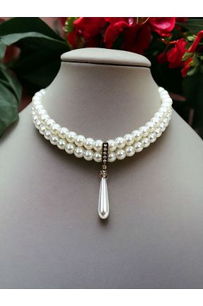 گردنبند مروارید سفید FAYRA ACCESSORIES - کد 897531621