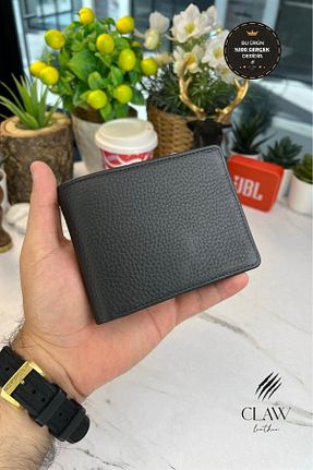 کیف پول مشکی مردانه ابعاد کوچک clawleather - کد 896587969