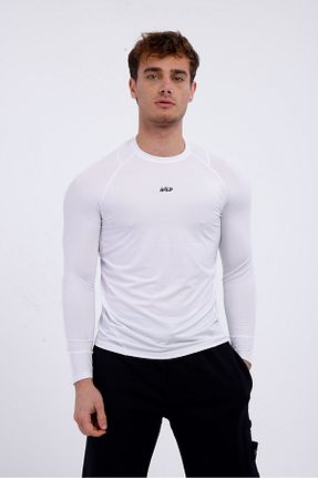 بادی اسپرت سفید مردانه اسپندکس Wild Athletic - کد 897643624