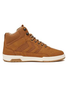 کفش اسنیکر قهوه ای زنانه بند دار hummel - کد 845155322
