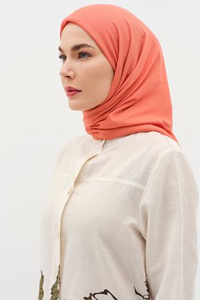 شال نارنجی زنانه Tuğba - کد 897644885