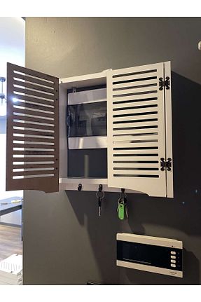 محصول دکوراسیون دیوار سفید چوب ötay - کد 897645076