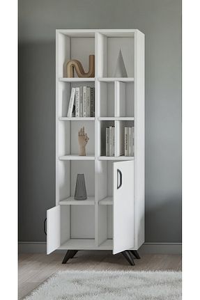 قفسه کتاب سفید 166 سانتی متر FUHO - کد 857549447