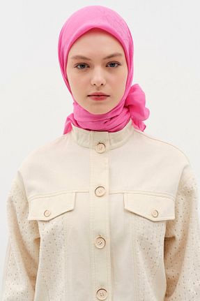 شال صورتی زنانه Tuğba - کد 896630518