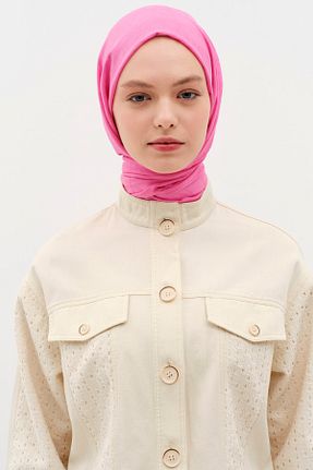 شال صورتی زنانه Tuğba - کد 896613961