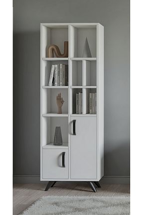 قفسه کتاب سفید 166 سانتی متر FUHO - کد 857549447