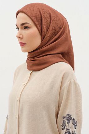 شال قهوه ای زنانه Tuğba - کد 903523846