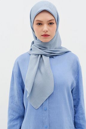 شال سرمه ای زنانه Tuğba - کد 897645258