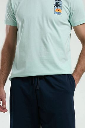 ست لباس راحتی سبز مردانه لیسانس دار	 Arnetta - کد 896629044