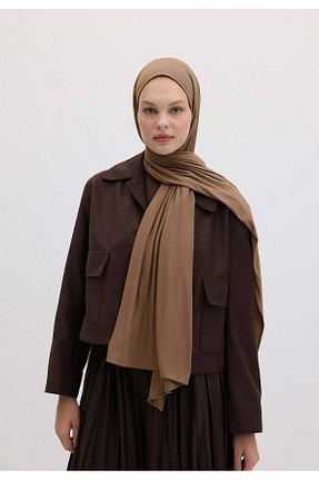 شال قهوه ای مردانه پنبه ای Fresh - کد 896580666