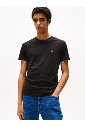 تیشرت سفید مردانه یقه دانتل Tommy Hilfiger - کد 896608596