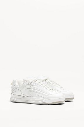 کفش اسنیکر سفید مردانه بدون بند Bershka - کد 896581140