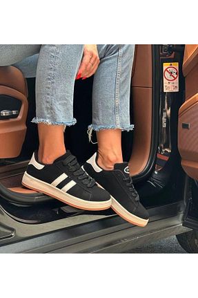 کفش اسنیکر مشکی زنانه بند دار Big Sole Step - کد 896617907