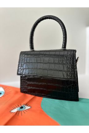 کیف دستی مشکی زنانه چرم مصنوعی Manje For You - کد 896644265