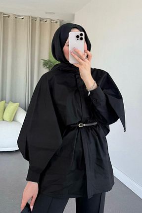پیراهن حجاب مشکی زنانه 3/4 Boy HAZA MODA - کد 896665455
