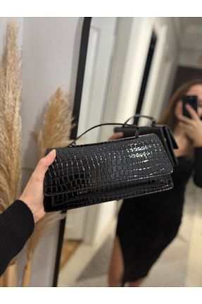 کیف دوشی مشکی زنانه چرم مصنوعی hill bag - کد 896740137