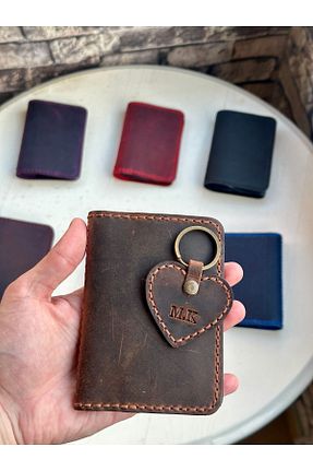 کیف پول قهوه ای زنانه ابعاد کوچک clawleather - کد 825030254