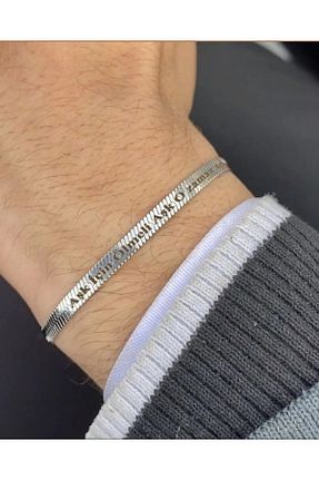 دستبند استیل (فولاد) طوسی زنانه استیل (فولاد) Sakura Accessories - کد 896668705