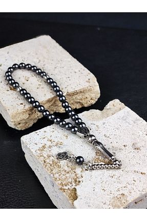 تسبیح مشکی سنگ طبیعی Lio20 - کد 896674033