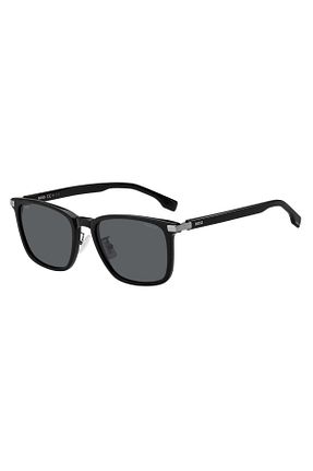 عینک آفتابی مشکی مردانه 57 Hugo Boss - کد 896707489