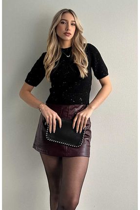 پلیور مشکی زنانه ساده yeditepe fashion - کد 896718464