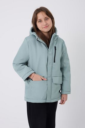 کاپشن فیروزه ای بچه گانه رگولار Riverstorm - کد 897676126