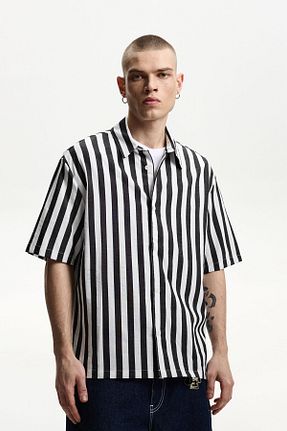 پیراهن رنگی مردانه اسلیم Bershka - کد 896742653