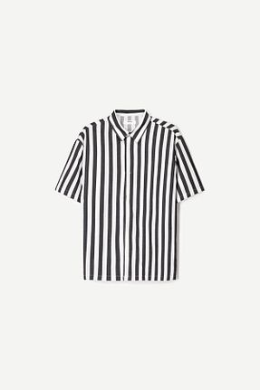پیراهن رنگی مردانه اسلیم Bershka - کد 896742653