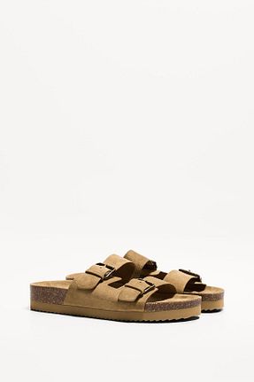 دمپائی بژ مردانه پلی استر Bershka - کد 896756352