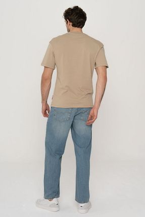 تیشرت بژ مردانه رگولار Jack & Jones - کد 897700879
