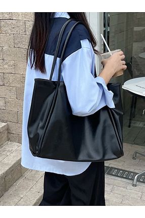 کیف دوشی مشکی زنانه چرم مصنوعی HONEY BAG - کد 779255825