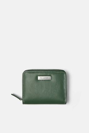 کیف پول سبز زنانه ابعاد کوچک Pull & Bear - کد 896769875