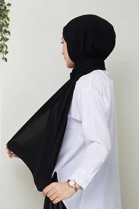 شال مشکی زنانه Medine İpeği nacar çarşı - کد 896777373