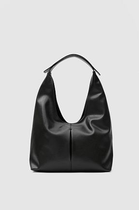 کیف دوشی مشکی زنانه چرم مصنوعی Shule Bags - کد 896779920