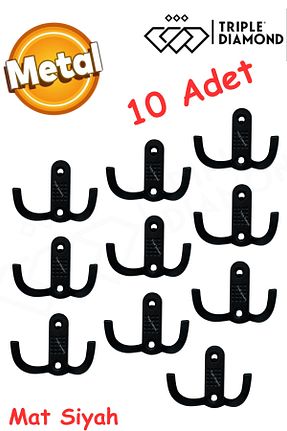آویز لباس مشکی Triple Diamond - کد 896782380