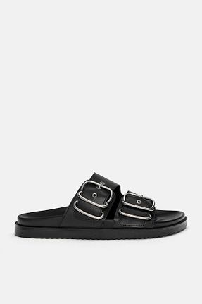 دمپائی مشکی زنانه پلی اورتان Pull & Bear - کد 896784797