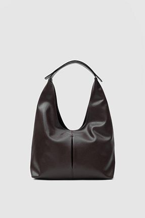 کیف دوشی قهوه ای زنانه چرم مصنوعی Shule Bags - کد 896779959