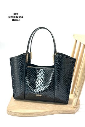 کیف دوشی مشکی زنانه چرم مصنوعی VICTORIA SHINE - کد 843480357