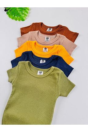 بادی و سرهمی نوزادی رنگی بچه گانه پنبه پلی استر EFU BABY - کد 896797947
