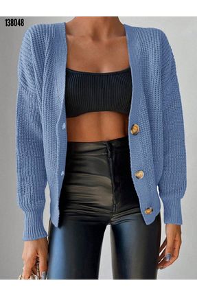 بلوز آبی زنانه ساده Kokosh moda - کد 896812046